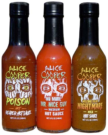 Alice Cooper Hot Sauce 3 Pack