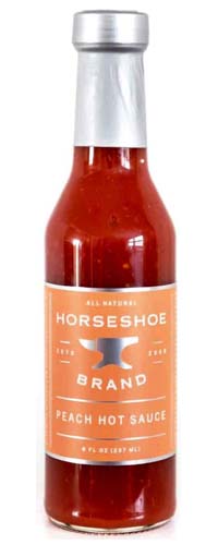 Horseshoe Brand Peach Hot Sauce